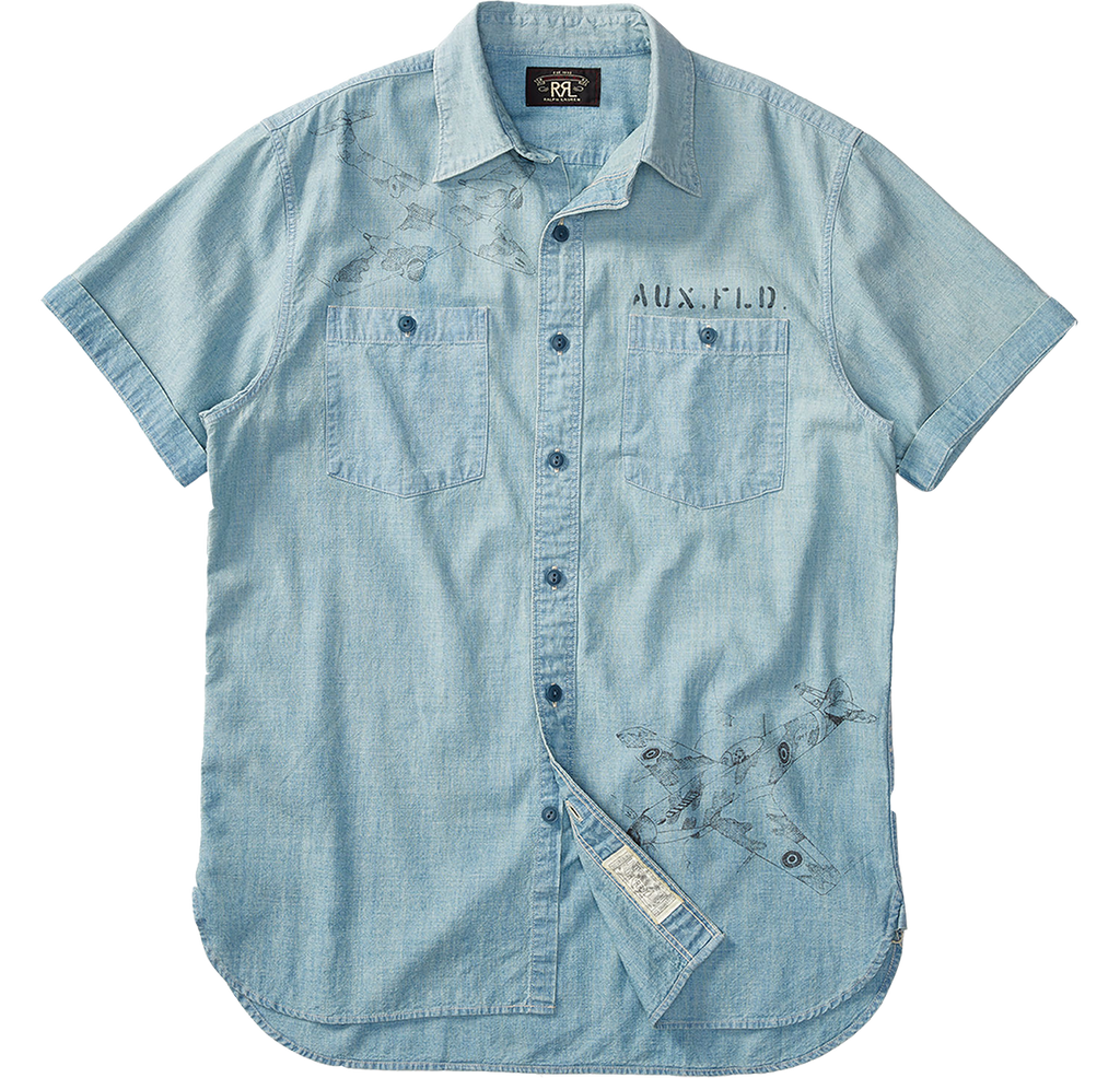 PLane Sky Blue Shirt